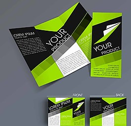 綠色清新商務(wù)宣傳冊圖片