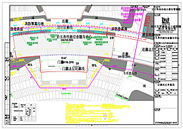 啟東行政中心總圖CAD圖紙