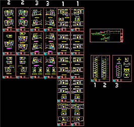 主樓芯筒CAD圖紙