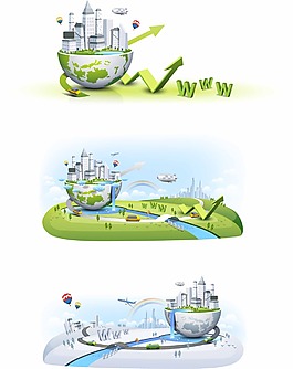 商务素材插画图