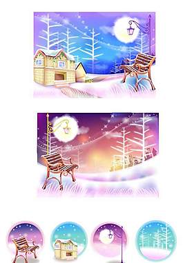 插畫風(fēng)景圖