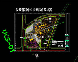 博物館平面建筑CAD圖紙