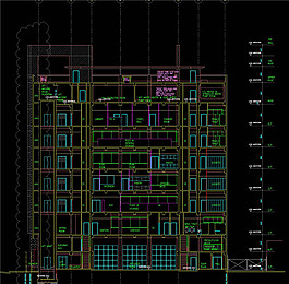 醫(yī)院樓房建筑CAD圖紙