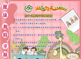 计生服务站走廊广告设计