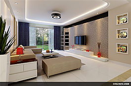 華麗場景設(shè)計3D模型素材