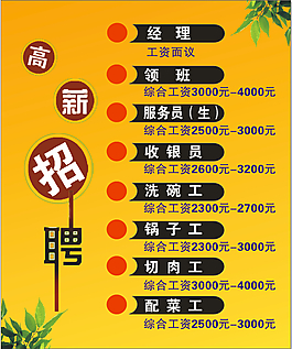高薪招聘
