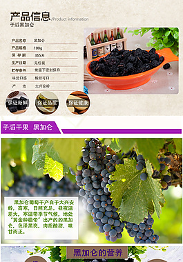 黑加仑葡萄详情页
