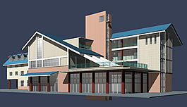 別墅建筑模型