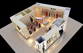 三維場景3D模型素材