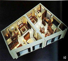 室內(nèi)布局3D模型素材