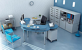 房間展示3D模型素材
