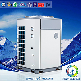 空气能热水器图片冰山