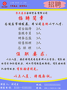 招聘海報(bào)圖片