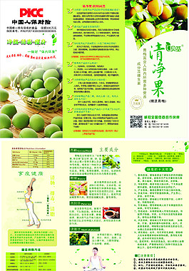 清凈果折頁