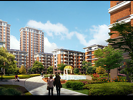 小區(qū)建筑群
