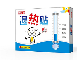 嬰兒退熱貼展開圖