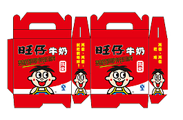 旺仔牛奶包装盒