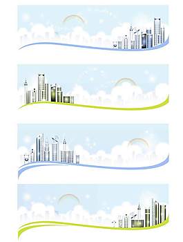 都市高樓建筑圖