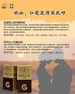 瑪咖功效海報