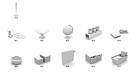 家居設(shè)計(jì)3D模型素材
