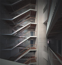 建筑大樓3D模型素材