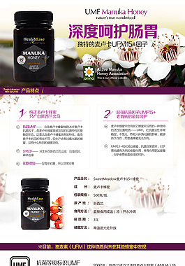 蜂蜜詳情頁