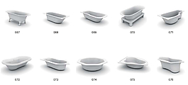 白色衛(wèi)浴3D模型素材