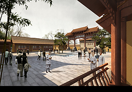 景點廟宇建筑