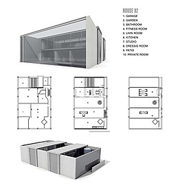 房屋素材3D模型素材