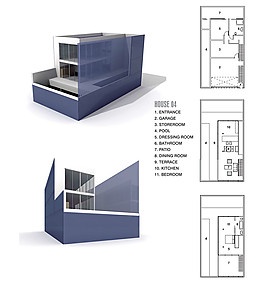 房屋設(shè)計(jì)素材3D模型素材