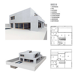房屋建筑3D模型素材