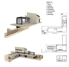 樓房場(chǎng)景3D模型素材