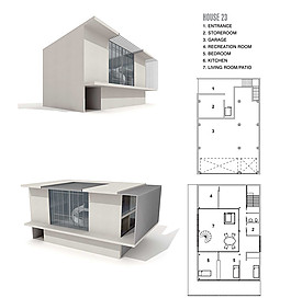 房屋建筑3D模型素材