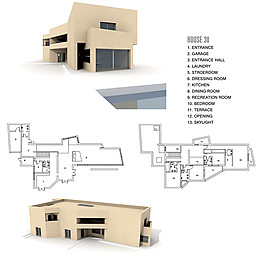 房屋3D模型素材