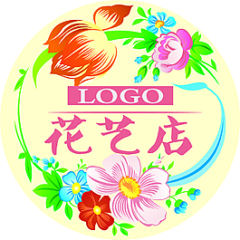 圓形花藝燈箱設計