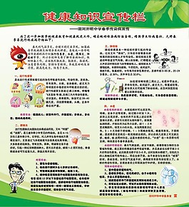 健康宣傳欄
