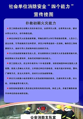 撲救火災初期能力