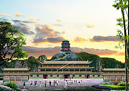 寺廟景區