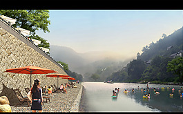 景區(qū)泳池