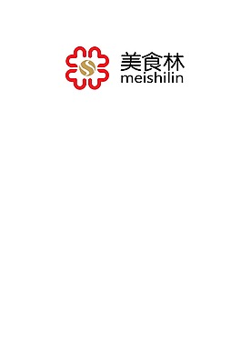 美食林LOGO制作