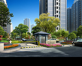 住宅小区大门