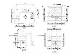 一套廚房裝修設(shè)計圖紙