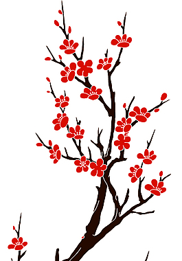 梅花裝飾圖
