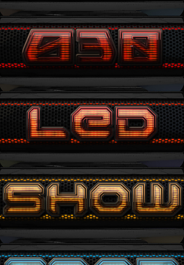 LED灯光文字