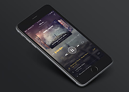 蘋果6音樂 app 界面設(shè)計(jì)下載