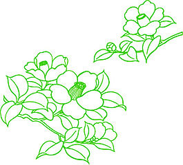 矢量對角花