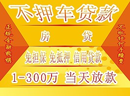 贷款展板