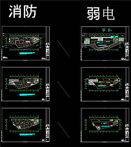 E南平面CAD圖紙