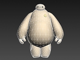 超能陸戰隊大白3D模型