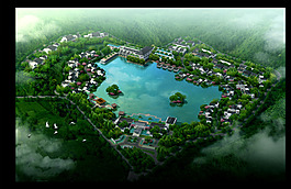 湖邊建筑